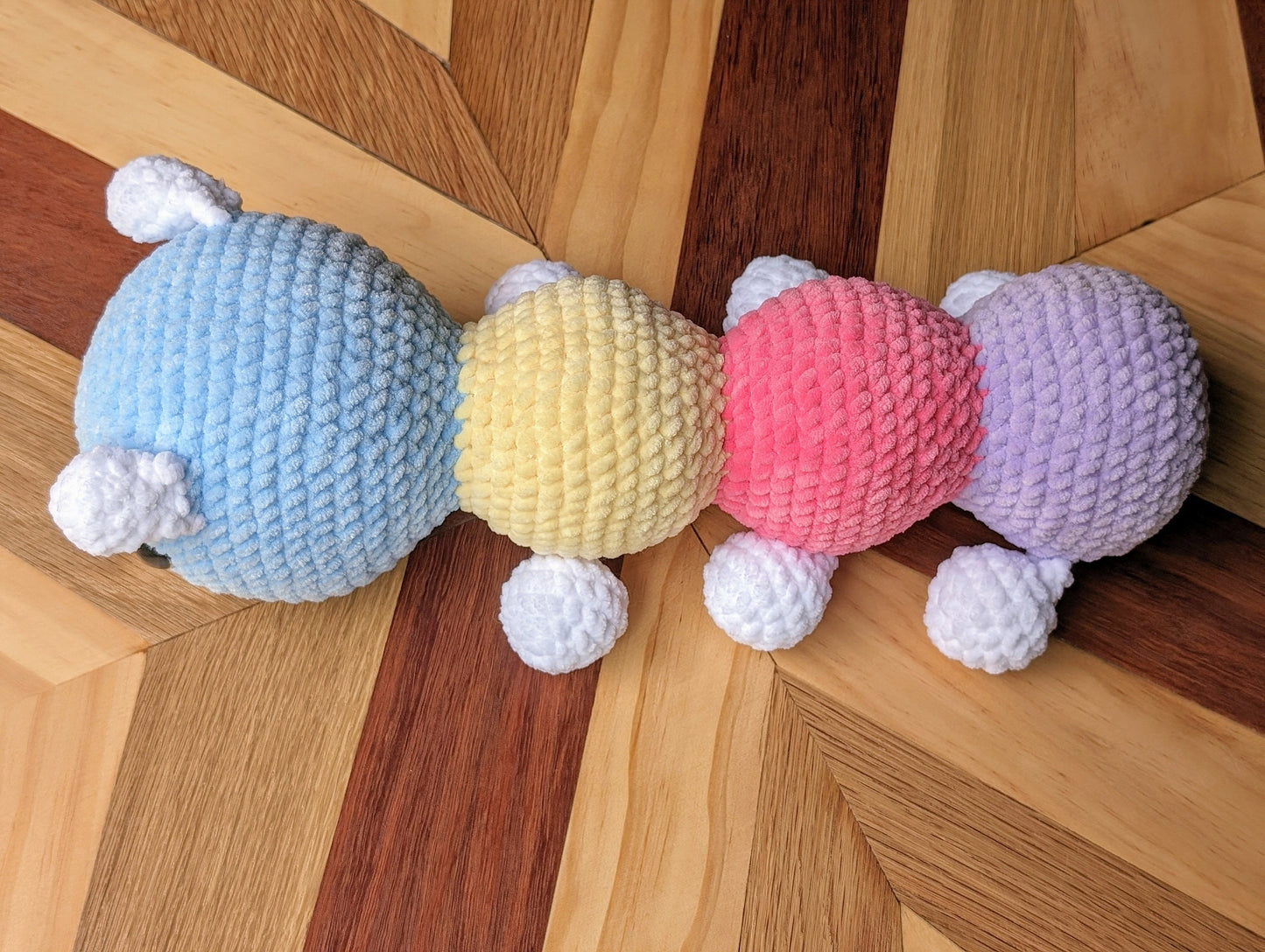 Crochet Large Giant Caterpillar Plushy