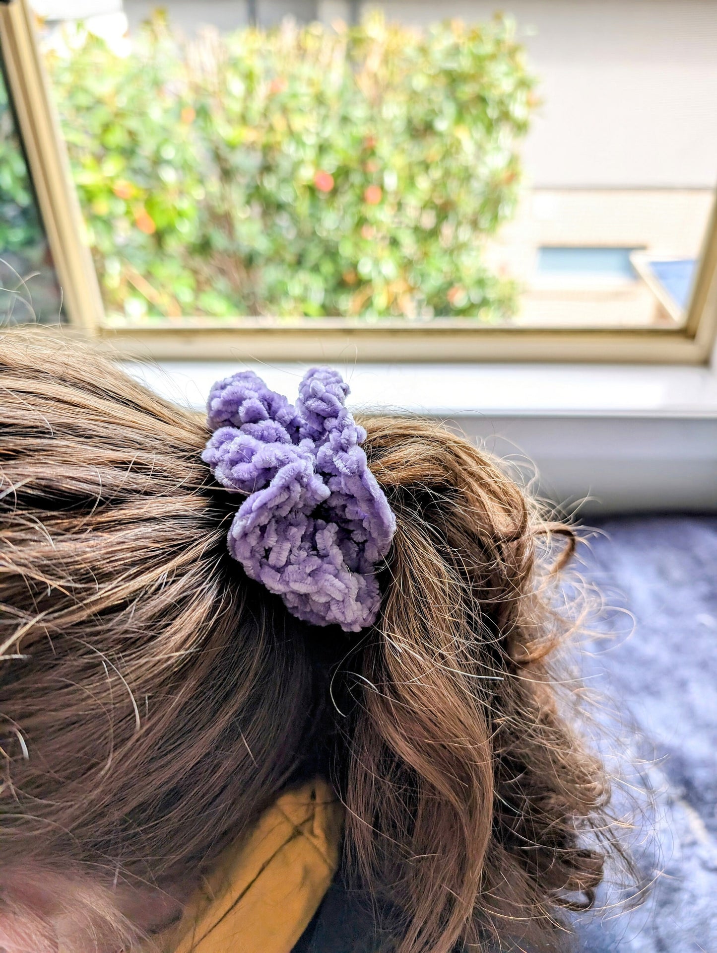 Velvet Crochet Scrunchies