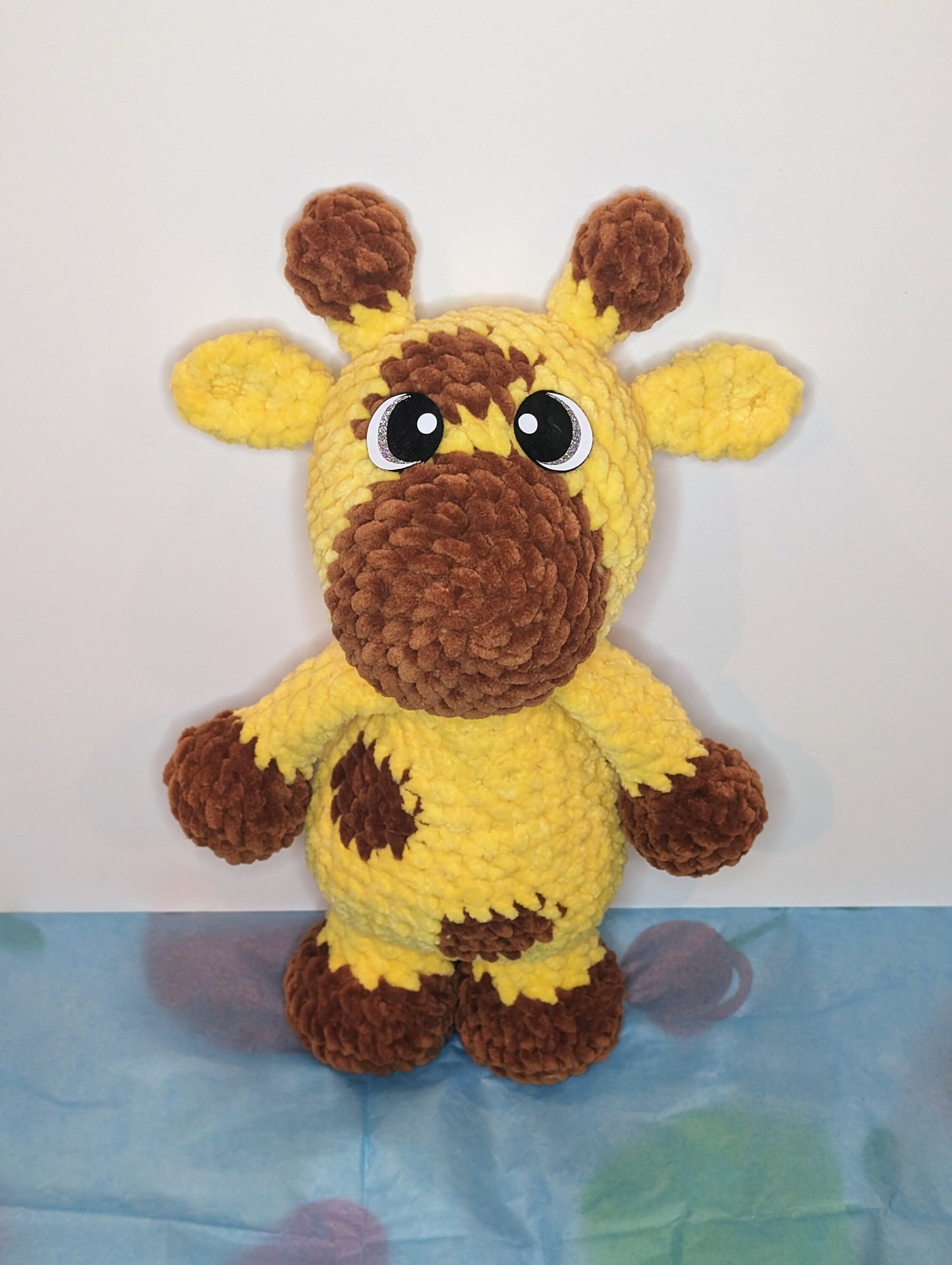 Giraffe Plushy Yellow and Brown