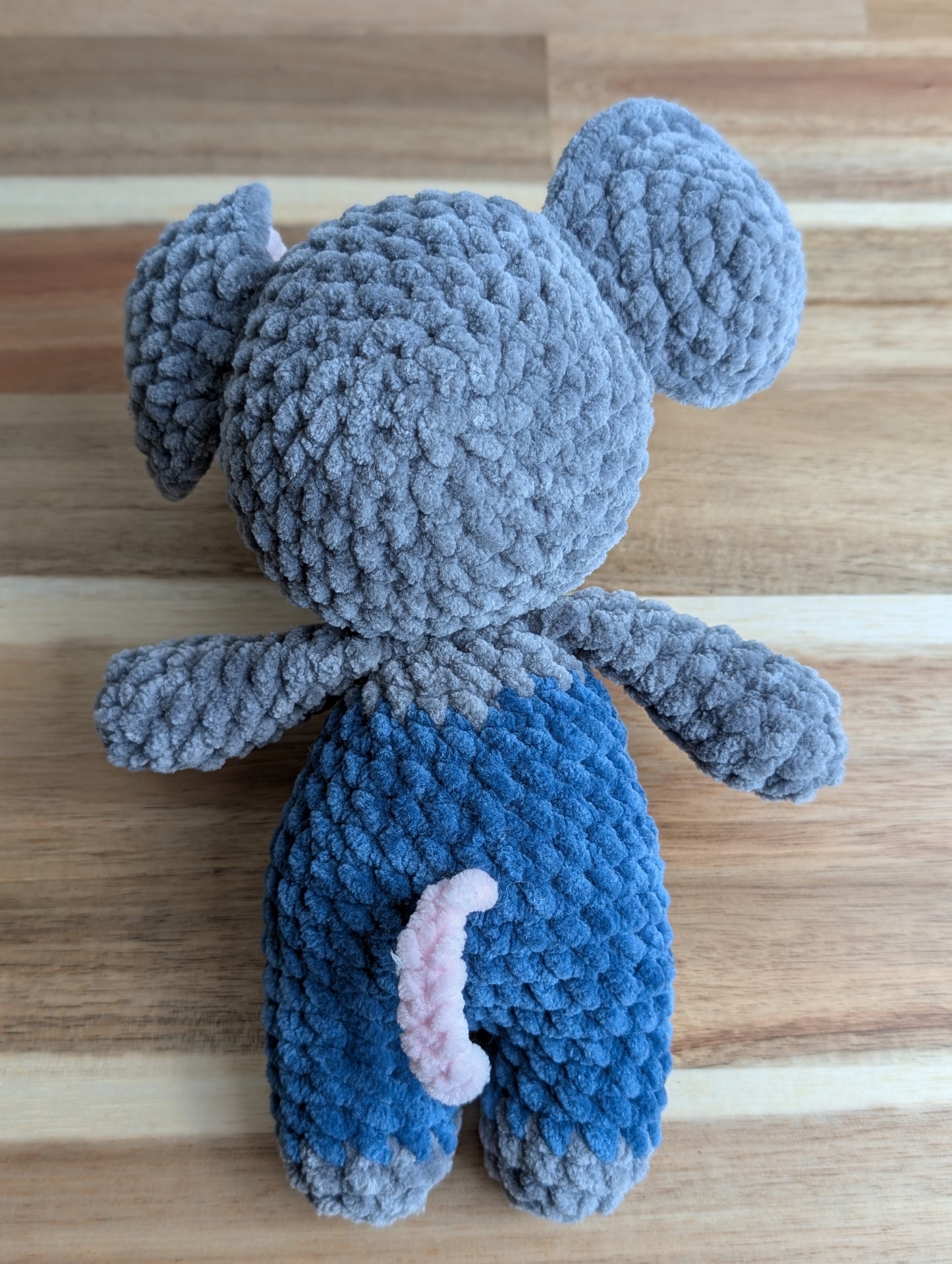 Handmade Mouse Plushy with Overalls