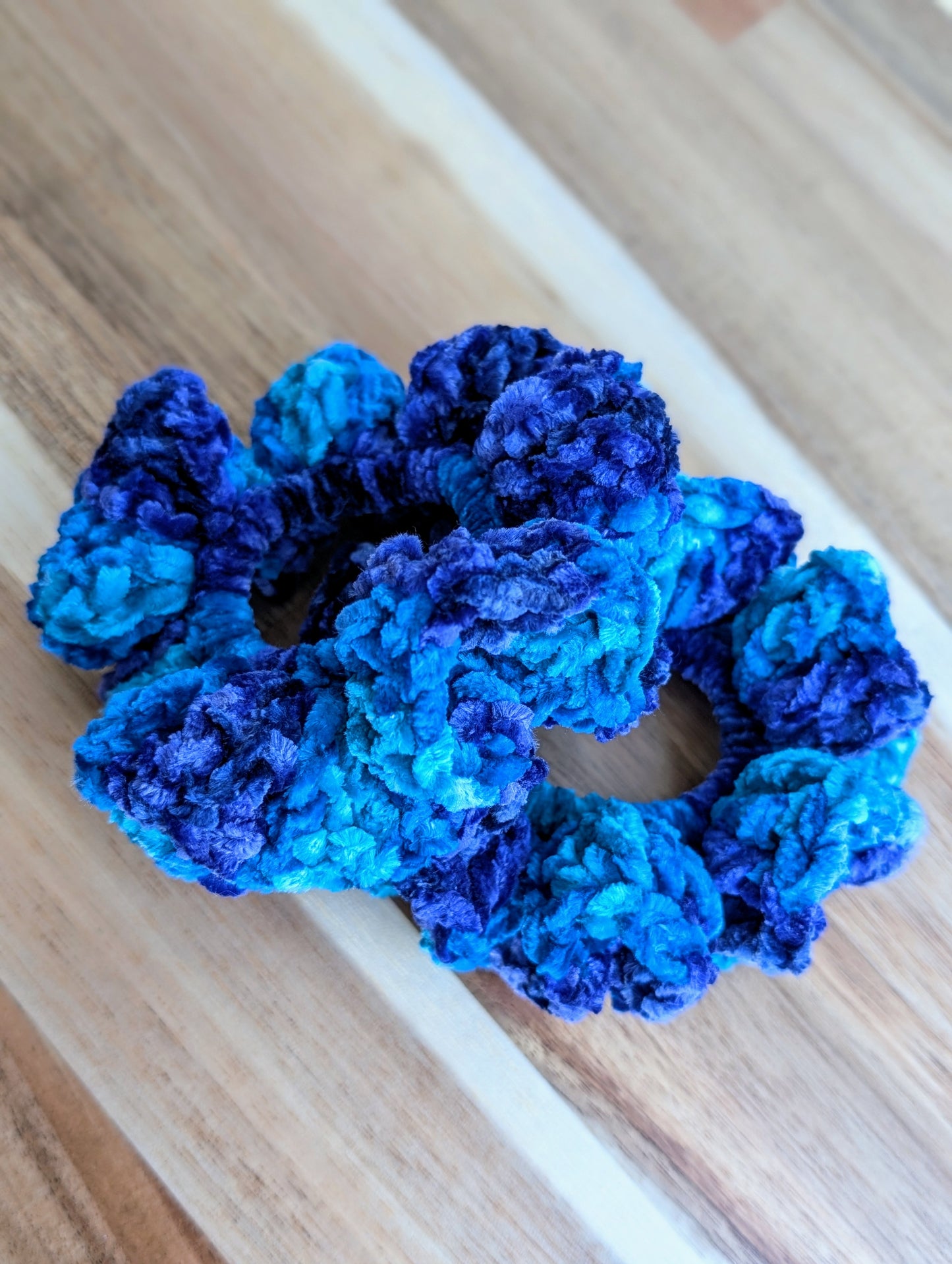 Velvet Crochet Scrunchies