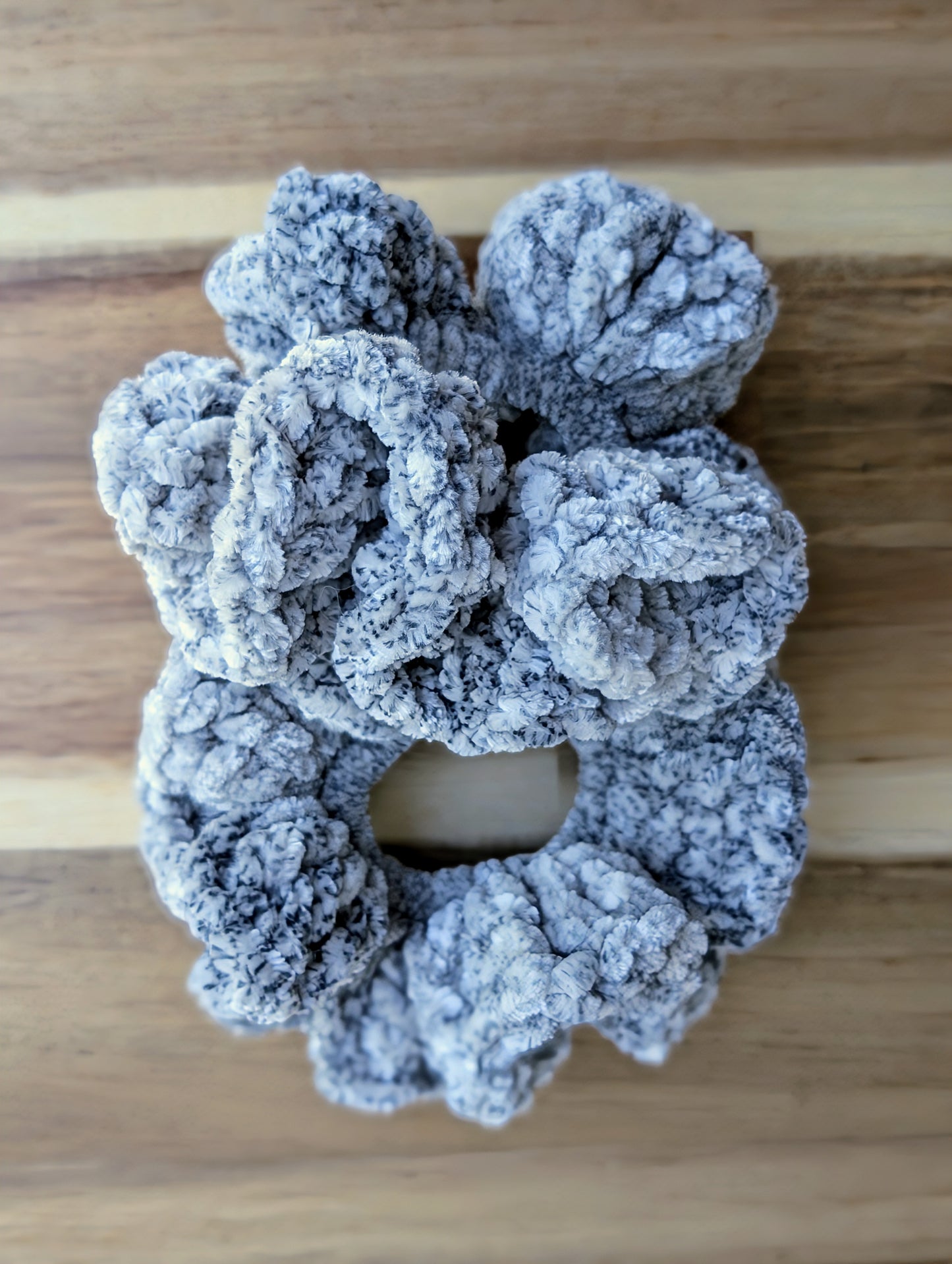 Velvet Crochet Scrunchies